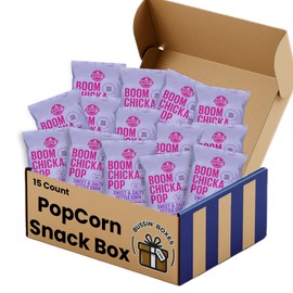 Sweet & Salty Kettle Popcorn – 15 Count Bulk Box of Individually Wrapped Kettle-Style Popcorn Bags (0.67 oz Each) – Assembled by Bussin Boxes