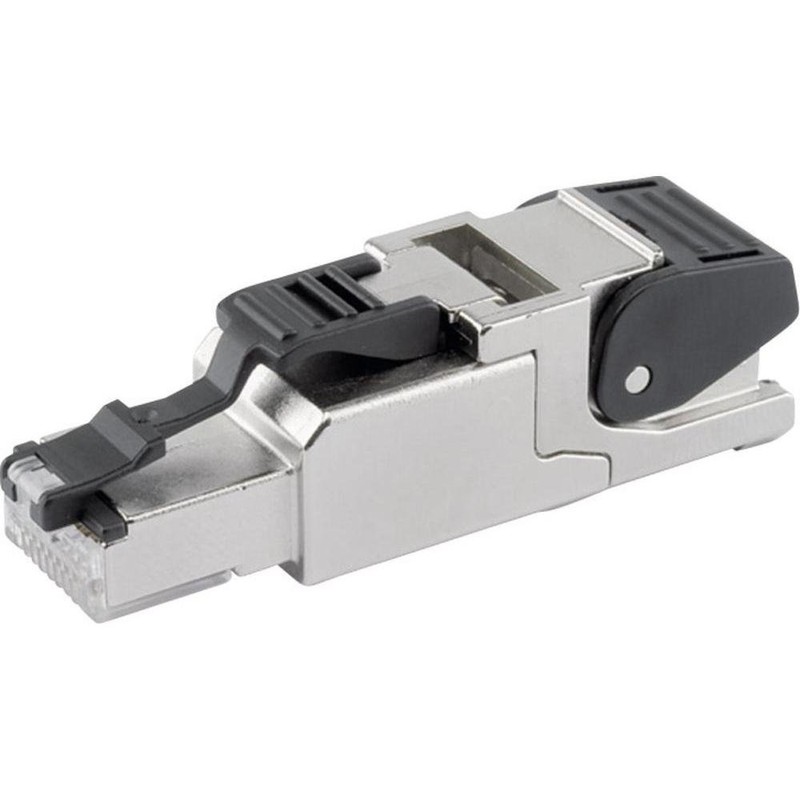 Telegärtner J00026A2000 Field Assembled RJ45 Connector for AWG24/1-AWG22/1, AWG27/7-AWG22/7 (10,