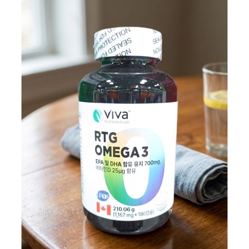 VIVA RTG Omega 3 700mg 180 capsules with vitamin D