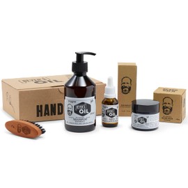 Beyer’s Oil Boxxx - Bartpflege Komplettset - Bartöl + Bartbalsam + Bartshampoo + Bartbürste