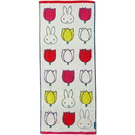 Marushin 5805018000 Miffy Face Towel, Tulip and Miffy Goods