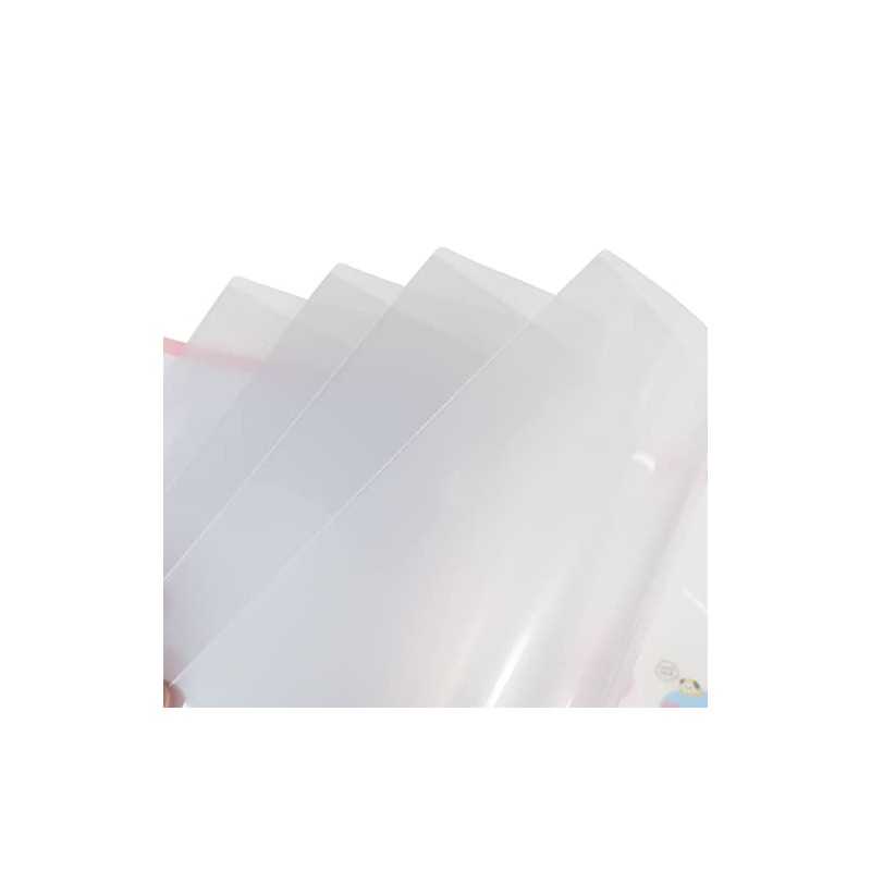 Kamio Japan 10 Pocket A4 Clear File (203738 BT21 Chibi