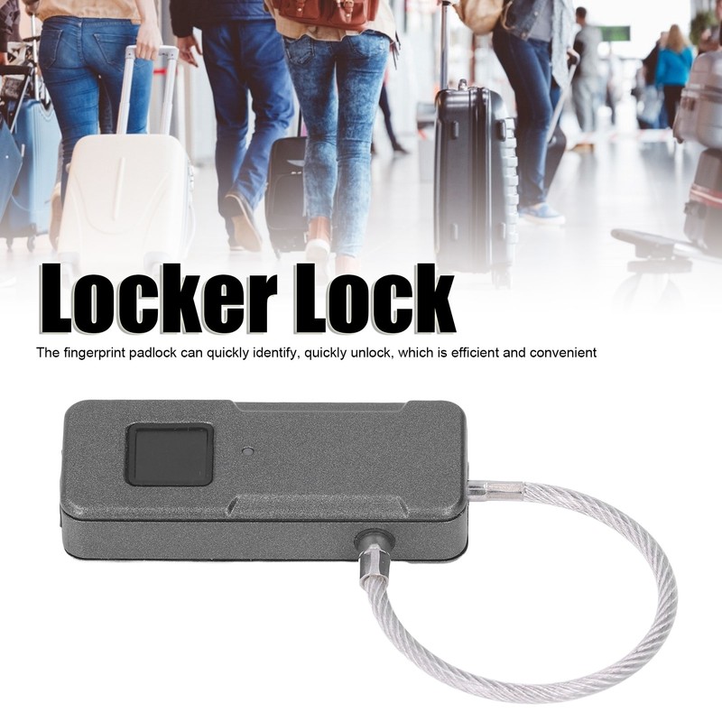 Fingerprint Padlock Fast Identification Safe Reliable 10 Fingerprints Low Power