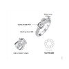 JewelryPalace Double Infinity Knot Cubic Zirconia Promise Rings for Women,