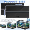 Sieral Aquarium Lids Polycarbonate Canopy with LED Light 2 Pcs