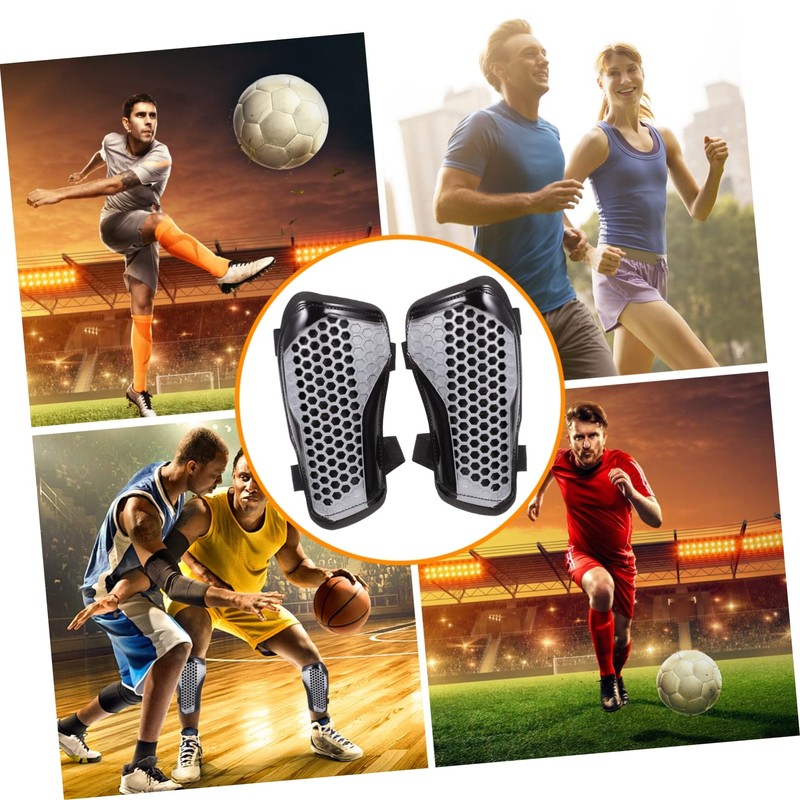 WOONEKY 1 Pair Breathable Shin Pads for Soccer Calf Guards