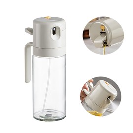 xixibuy 2 in 1 öl sprühflasche öl, ölsprüher für speiseöl, Glas Oil sprayer bottle, Sprühflasche für speiseöl, Öl Sprayer Flasche für Kochen, BBQ, Grillen, SalateÖlsprüher Flasche(550ML)