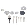 Rotary Cutting Wheels Tool Kit Resin Cut Off Disc HSS
