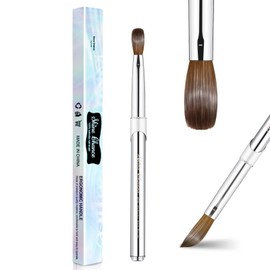 Kolinsky Acrylic Nail Brush KEMEISI (Size 12 Metal)