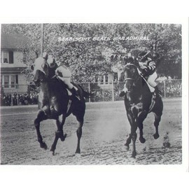 Horse Racing Seabiscuit Defeats War Admiral 8x10 Photo