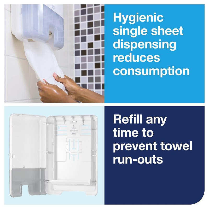 Tork Xpress Multifold Hand Towel Dispenser White H2, Slim, One-at-a-Time
