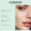 Serie De Lápices Labiales Navideños Para Agrietar Frutas, He As
