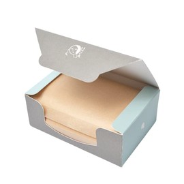 [Yojiya Official] Oil blotting paper HAKO (Grey) 3.5 x 3.7 inches (90 x 93 mm), 200 sheets, Special Washi Paper