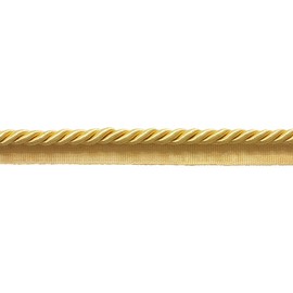 10 Yard Value Pack Medium 5/16 Basic Trim Lip Cord Style # 0516S Color: LIGHT GOLD – B7 (30 Feet/9.5 M)