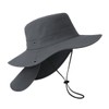 Tuxcinturones Sombrero con Proteccion En Cuello contra El Sol De