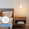 E14 Lamp Holder with Cable and Switch, White Lamp Holder