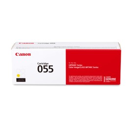 Canon Genuine 055 Yellow Toner Cartridge Compatible with LBP664Cdw, MF741Cdw, MF743Cdw, MF745Cdw, MF746Cdw