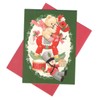 Embellished Classic Christmas Card 9 Pack ~ Unwrap The Magic