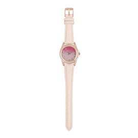 Tikkers TK0176 Unisex Children's Analogue Quartz Watch with PU Strap, rose, Fashionable