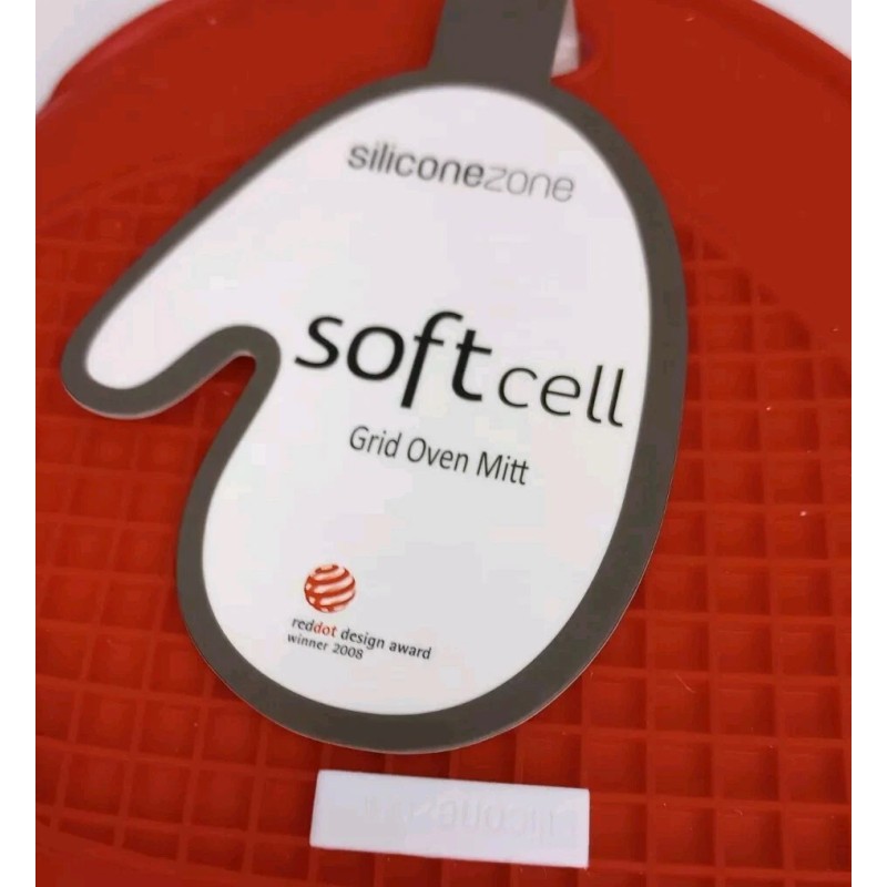 SiliconeZone Silicone Zone Red Heat Resistant Soft Cell Grid Oven