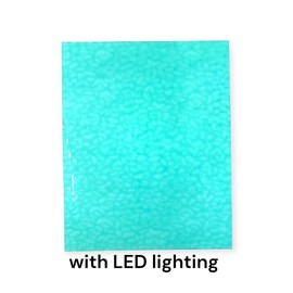 Wissmach Stained Glass Sheet: Turquoise English Muffle (8"x12"-1 sheet) | Curated by BiNARi Glass Studio