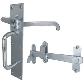 IRONTITE® Suffolk Latch BZP, Garden Gate Latch for Wooden Gates, Ideal Garden Gate & Door Latch for Keeping Gates Shut, Heavy Duty Garden Gate Latches (BZP)