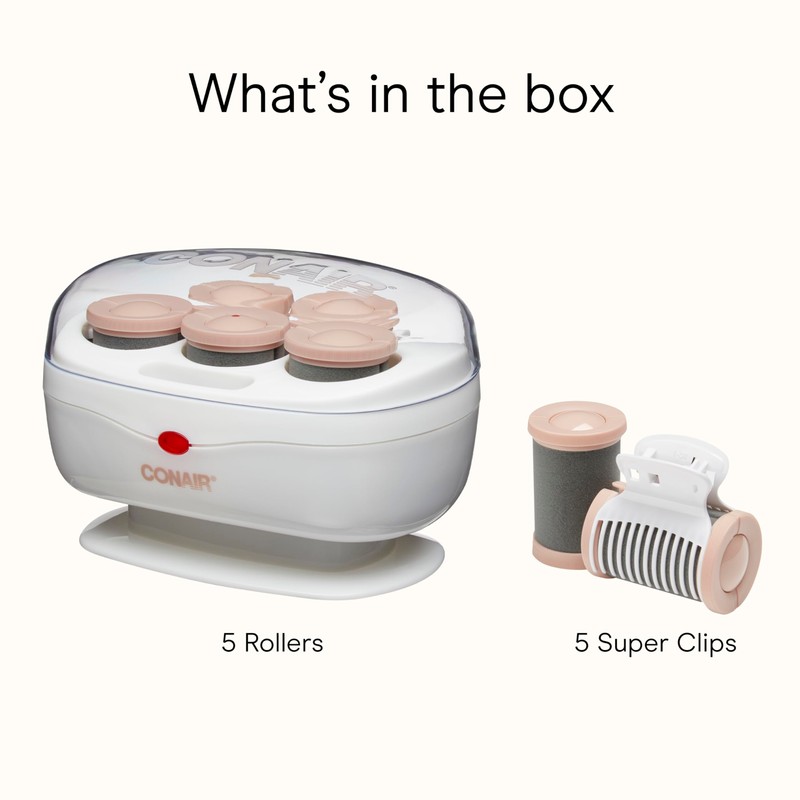 Conair Double Ceramic Hot Rollers for Long, Medium & Short