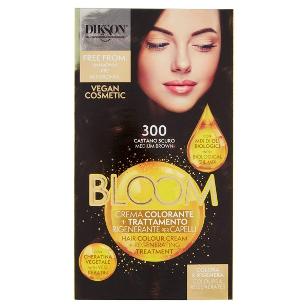 Dikson Muster Dikson Bloom Cream 300 Dark Brown, Black, Standard