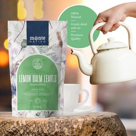 Lemon Balm Tea Monte Nativo (300 g) | Loose Herbal Tea | Gently Dried Lemon Balm Tea | 100% Pure and Natural Lemon Balm Leaves | As a healthy, refreshing tea