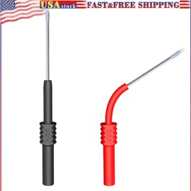 Peakelect 2PCS Back Probe Pins Flexible Bendable Test Probes for Wire Piercing Automotive