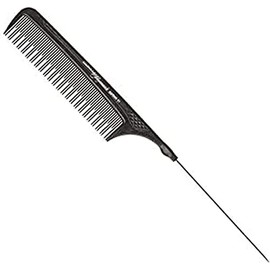 Hercules Saw Needle with C21 Anthracite Toupier Stielkamm 8.75 Carbon Comb, Pack of 1