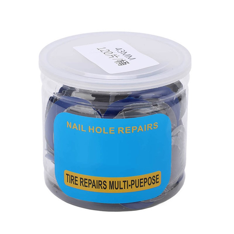 120PCS 43mm Car Round Natural Rubber Tire Tyre Puncture Repair