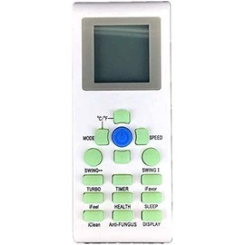 BOXILUSTO YKR-P/001E Remote Control Replacement for AUX Air Conditioner Aux Mini Split Air Conditioner YKRP/002E YKR-P/002E YKR-P/001E YKR-P/003E ASW-H12A2INV