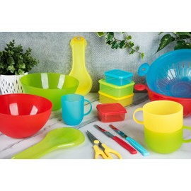 Excèlsa"Rainbow" Green Clear Salad Bowl 27