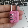 SISAV 3 Digit Combination Lock,Gym Padlock,Outdoor Padlock,Suitable for School Lockers,Tool