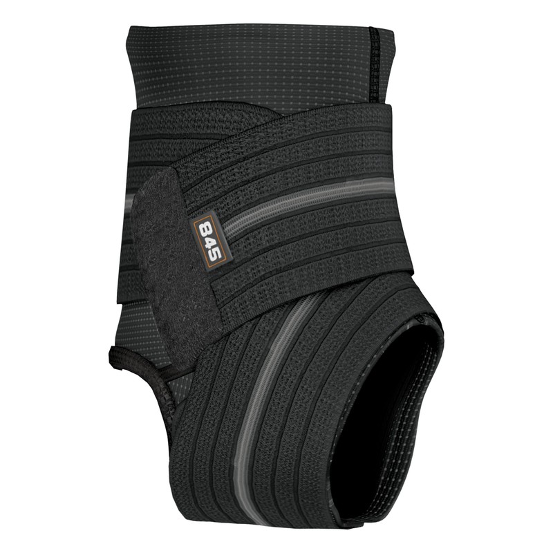 Shock Doctor Ankle Sleeve with Compression Wrap Support (Black, X-Large)