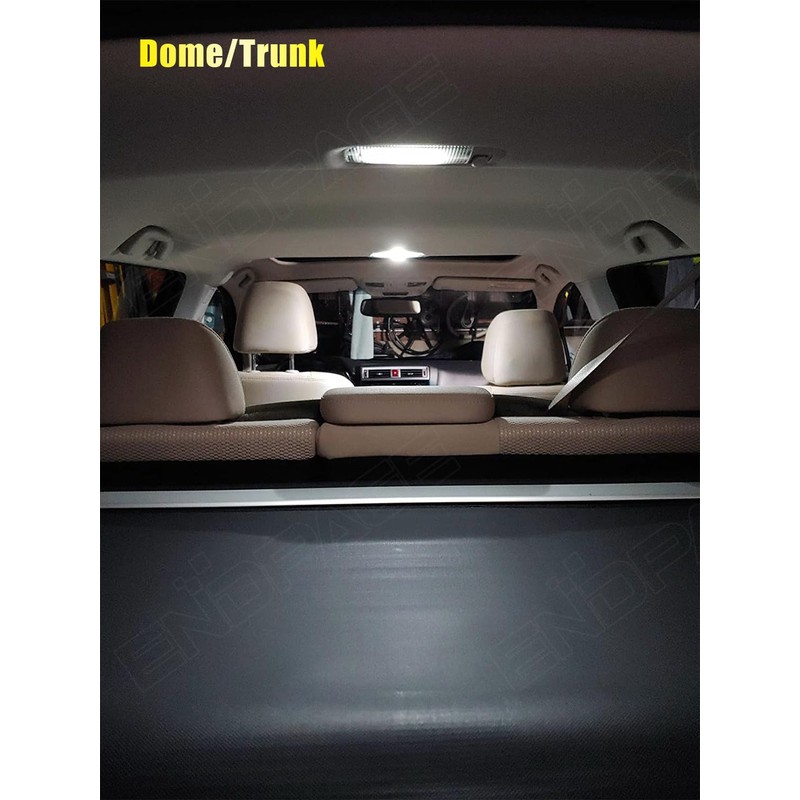 ENDPAGE 6-Pieces Rogue LED Interior Light Kit for Nissan Rogue