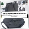 LABRIMP 1pc Headphone Storage Case with Mesh Pocket for Shockproof