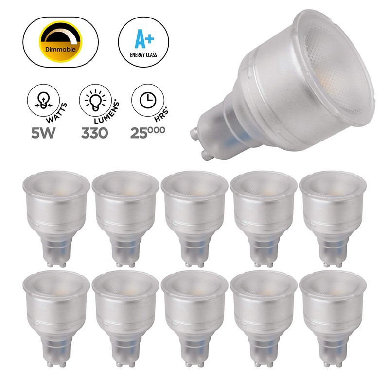 Megaman GU10 74 mm Long Neck Reflector Dimmable LED Lamp,