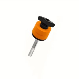 Beatelo Heavy-Duty 4in Pro Cymbal Stacking Stand | Steel Alloy Construction & Anti-Scratch Pads | for Jazz/Metal Drum KitsColor: Orange