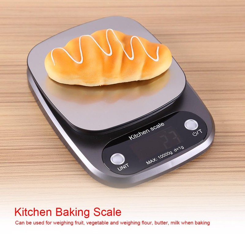Digital Kitchen Scale, LCD Digital Electronic 10kg/1g Kitchen Food Scale