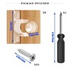 KIBBEH 8 Sets False Front Cabinet Clips Kitchen Cabinet Doors
