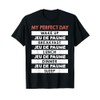 Jeu de paume My Perfect Day Player Day Routine T-Shirt