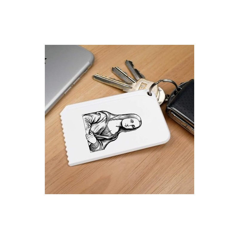 Azeeda 'Mona Lisa' Plastic Ice Scraper (IC00037876)