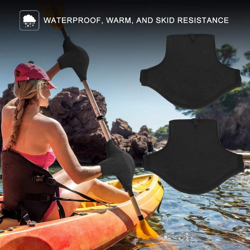 Paddle Mitts, Neoprene Kayak Gloves, Paddling Gloves Compatible with Sea
