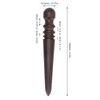 Qcwwy Leather Polisher Leather Edge Slicker Tools Polishing Rod Leather