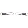 D-Ring FLEXIBLE, schwarz/silber