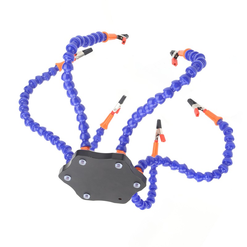 Flexible Arm Workbench 6‑Arm Clamp Aluminum Alloy Welding Table Assembly