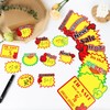 Starburst Sign for Retail Store Small 500pcs Yellow