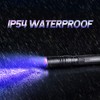 COSMOING 395nm UV Flashlight, Zoomable Blacklight with 2xAAA Battery Ultraviolet